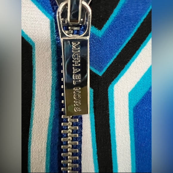 Michael Kors Drs NWOT -Lng Slv/ Bk Zip/Ryl Bl •Blk • Wht/ Smoke-Free Pet-Free Hm - Picture 3 of 5